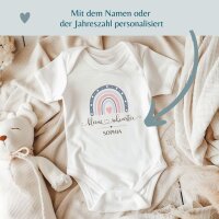 Geschwister Outfit - Große/Kleine Schwester & Großer/Kleiner Bruder - blau-rosa Regenbogen
