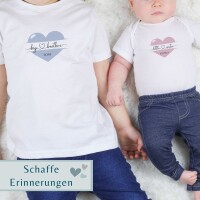 Geschwister Shirts - Große/Kleine Schwester & Großer/Kleiner Bruder