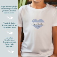 Geschwister Shirts - Große/Kleine Schwester & Großer/Kleiner Bruder