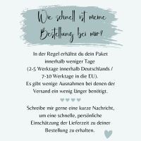New to the crew - Babybody mit Namen