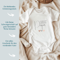 Babybody zur Schwangerschaftsverkündung für den Papa