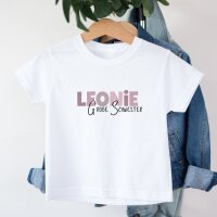 Geschwister Shirts - Große/Kleine Schwester & Großer/Kleiner Bruder