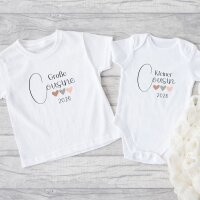 Cousinen Shirts - Große/Kleine Cousine & Großer/Kleiner Cousin