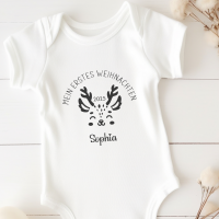 Personalisierter Babybody - Mein erstes Weihnachten
