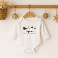 Personalisierter Weihnachtsbody - Mein erstes Weihnachten - Schlitten