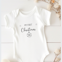 Personalisierter Weihnachtsbody - My first Christmas