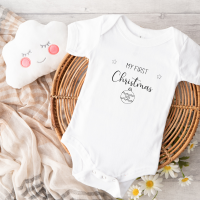 Personalisierter Weihnachtsbody - My first Christmas