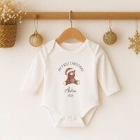 Personalisierter Weihnachtsbody - My first Christmas -...