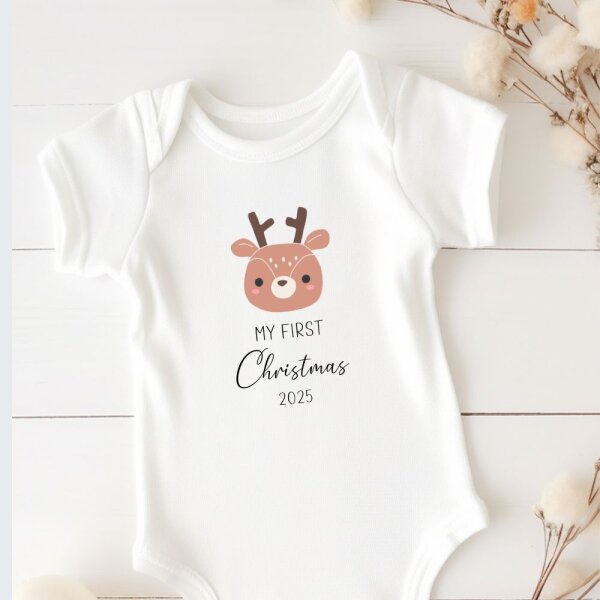 Personalisierter Babybody: My first Christmas