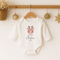 Personalisierter Babybody: My first Christmas