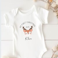 Babybody Weihnachten – Personalisiert mit Name...