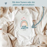 Geschwister Outfit - Große/Kleine Schwester & Großer/Kleiner Bruder - Bunter Regenbogen