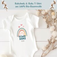 Geschwister Outfit - Große/Kleine Schwester & Großer/Kleiner Bruder - Bunter Regenbogen