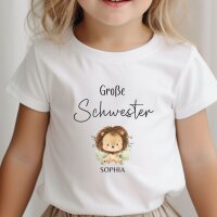 Geschwister Outfit - Große/Kleine Schwester & Großer/Kleiner Bruder - Löwe
