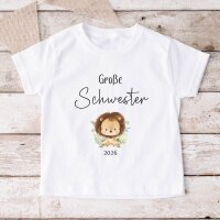 Geschwister Outfit - Große/Kleine Schwester & Großer/Kleiner Bruder - Löwe